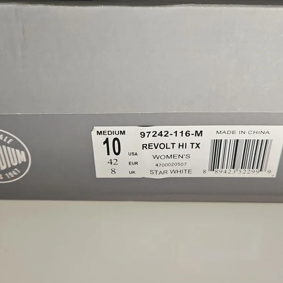 Palladium Revolt Hi TX Star White Platform Shoes, NEW! Size 10 - Picture 3 of 16